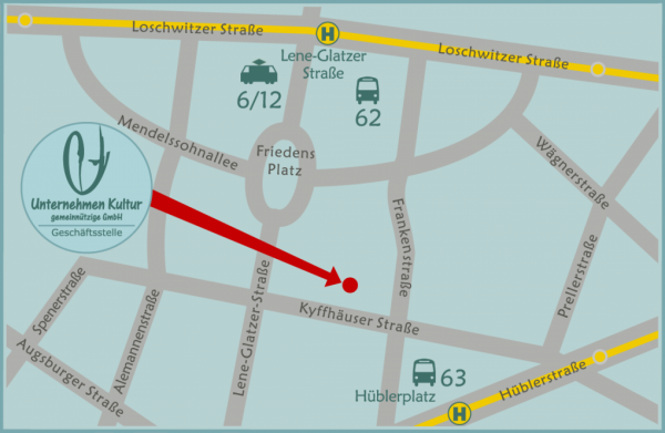 Unternehmen Kultur gGmbH - Lageplan
